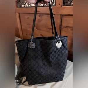 GUCCI ECLIPSE GG TOTE BAG CANVAS